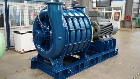 HT250 Shell Multistage Centrifugal Air Blower Airfoil Return Flow Blade ประสบความดันสถิติสูง