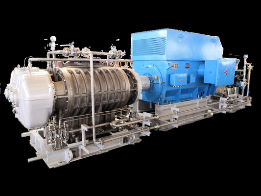 สแตนเลสสแตนเลส Steam Compressor อากาศเย็น 380V การออกแบบที่คอมแพคและแข็งแรง