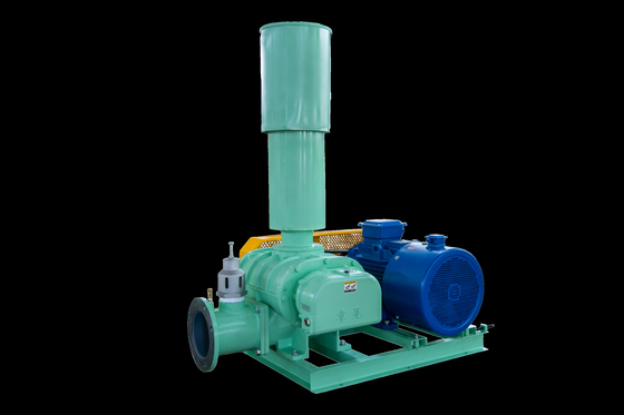ความจุ Roots Vacuum Pump Blower ด้วยความแรง 9.8-196kpa และช่วงอุณหภูมิ 0-80.C