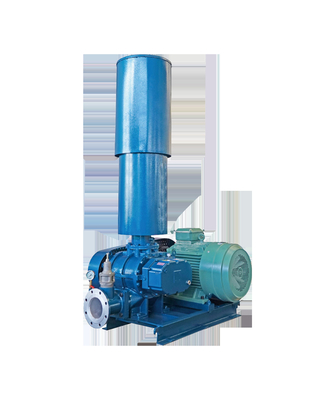50 มิลลิเมตร Twin Lobe Roots Blower ความจุ 9.8-196kpa Boost ระยะอุณหภูมิ 0-80.C