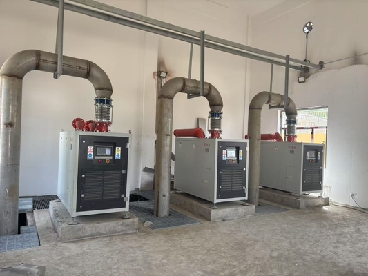เครื่องพัดลมหลอมศูนย์กลางประเภทอุตสาหกรรมที่มีการออกแบบการแขวนขวางเพื่อประสิทธิภาพสูงสุด