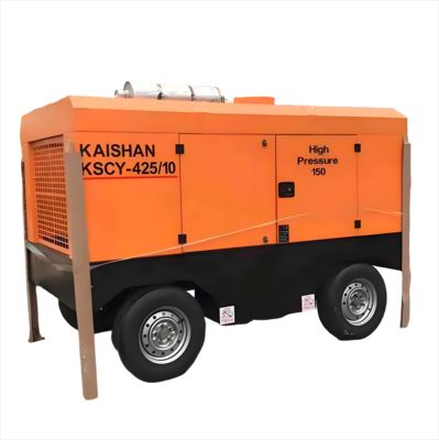 เครื่องพัดลมสกรูเคลื่อนที่ 0.5-2.5Mpa ไดเซล/ไฟฟ้า 50-400HP