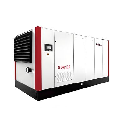 GDK185-315KW เครื่องอัดอากาศแบบสกรูขนาดเล็กใช้น้ำมัน 7-10barg 12.1-64m³/min