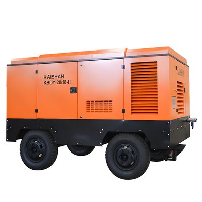 เครื่องอัดอากาศอุตสาหกรรมแบบเคลื่อนที่สำหรับงานหนักและงานที่มีความจุสูง